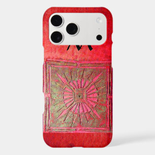 MORNING STAR,Pawnee Red Green Black Monogram