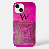 MORNING STAR , Pink,Black,Fuchsia Monogram