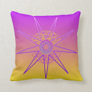 Morning Star Throw Pillow