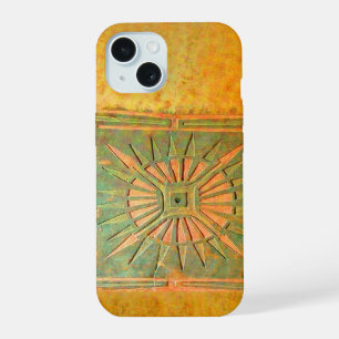 MORNING STAR ,Yellow,Brown,Green iPhone 15 Case