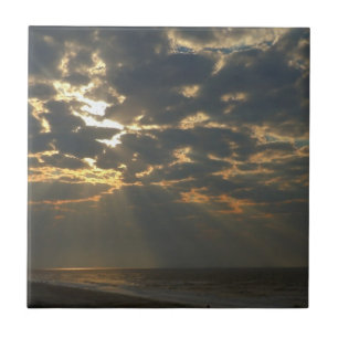 Morning Sun and Ocean Tile