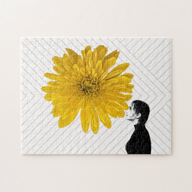 Morning Sun Awe Garden Photo Art Jigsaw Puzzle (Horizontal)