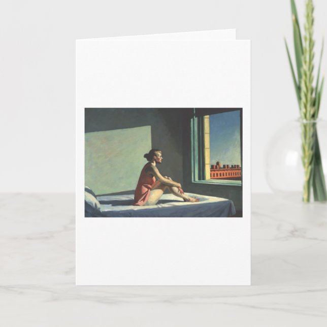 Morning Sun - Edward Hopper Card (Front)