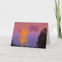 Morning Sunrise Birthday with name