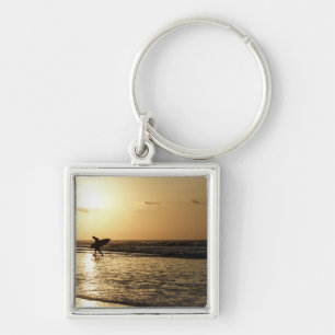 Morning Surfer Keychain