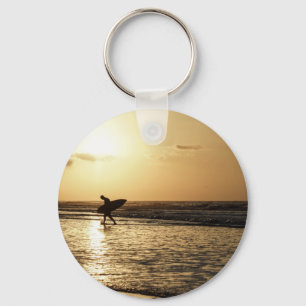 Morning Surfer Keychain