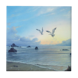Morning Tides Beach Theme Kitchen Tiles