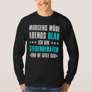 Morning Tired Evening Blue Ich bin Stax Control T-Shirt