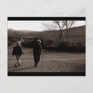 "Morning Walk, Carson City" Postcard