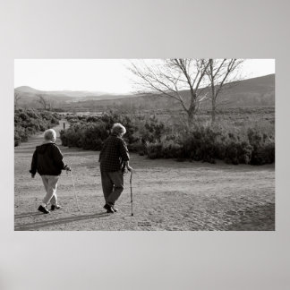 Morning Walk Poster
