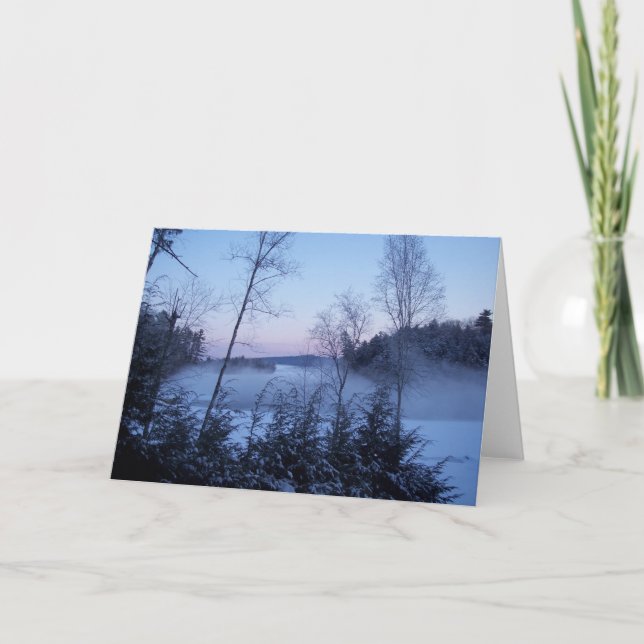 Morning Winter Fog Card (Front)