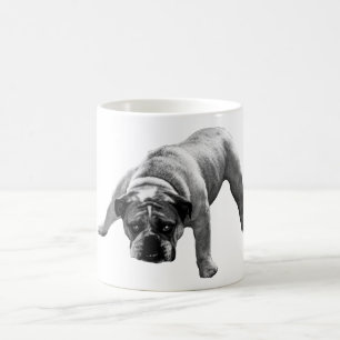 Morning With A Watchful Bulldog Coffee Mug