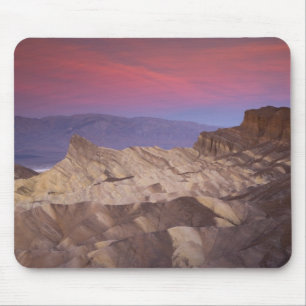 Mornings first light on Zabriskie Point and 2 Mouse Pad