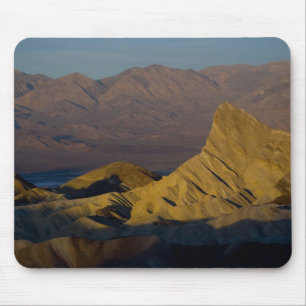 Mornings first light on Zabriskie Point and 3 Mouse Pad
