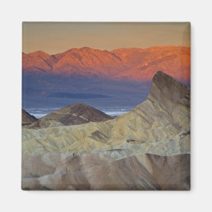 Mornings first light on  Zabriskie Point and Magnet
