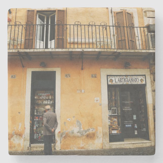 Mornings in Itay Stone Coaster (Front)