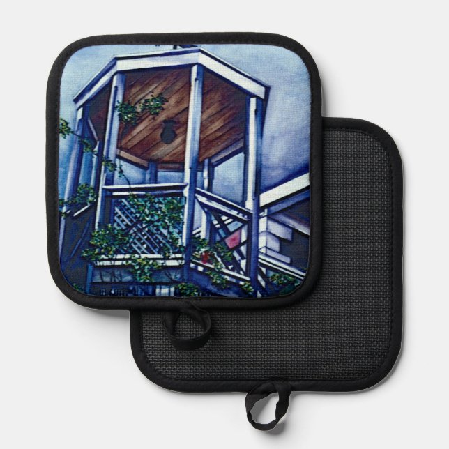 Morning's Light, Harbour Island Pot Holder (Front/Back)