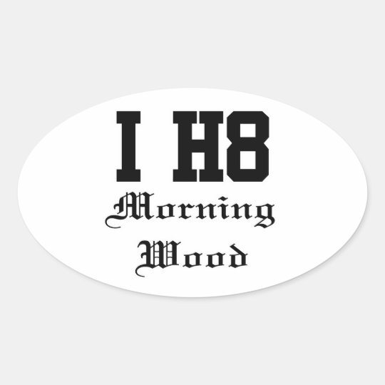 morningwood oval sticker