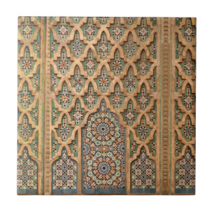 Morocaan Bronze Bab al-Mansour in Meknes Tile