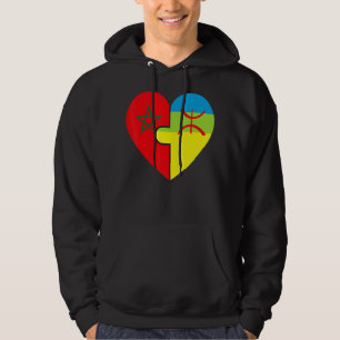 Moroccan Amazigh Roots Matching Flag  Proud Of My  Hoodie