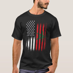 Moroccan American Heritage Month Morocco Patriot G T-Shirt