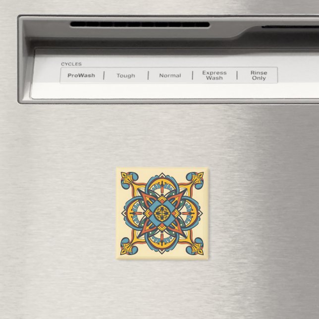 Moroccan Andalusian mosaic Magnet (In Situ (Dishwasher))