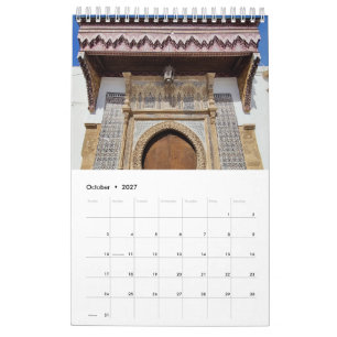 Moroccan Architecture Calendar
