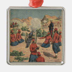 Moroccan artillerymen metal ornament