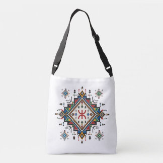 Moroccan Berber Crossbody Bag | Amazigh Geometric