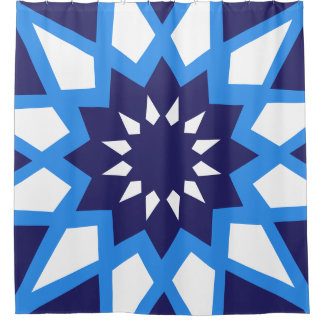 Moroccan Blue And White Pattern