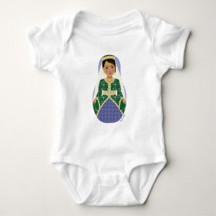 Moroccan Bride Matryoshka Baby Bodysuit