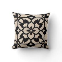 Moroccan Delight: Black and White Kilim Pillows