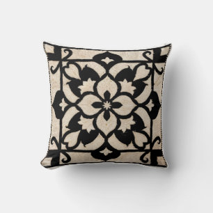 Moroccan Delight: Black and White Kilim Pillows