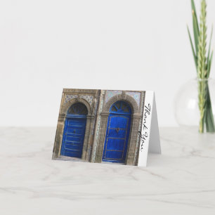 Moroccan Doors Thank You Card