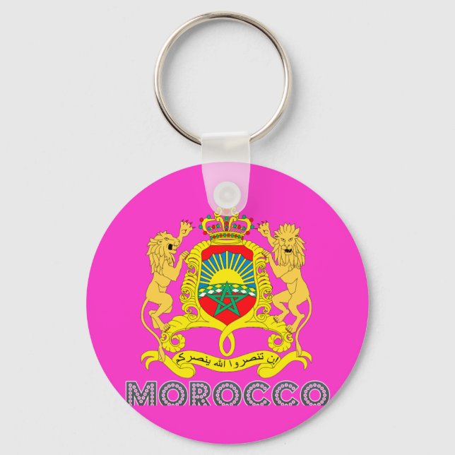 Moroccan Emblem Keychain (Front)