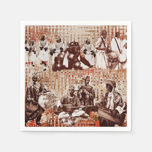 Moroccan Feast V4 Napkin (Front)