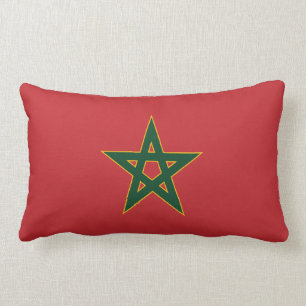 Moroccan flag pillow