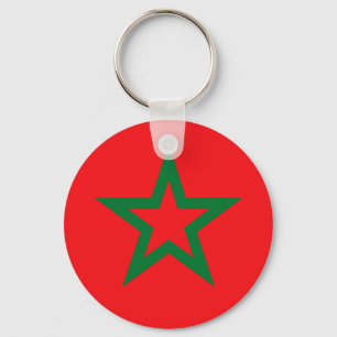 Moroccan Flag T-shirts and Gifts Keychain