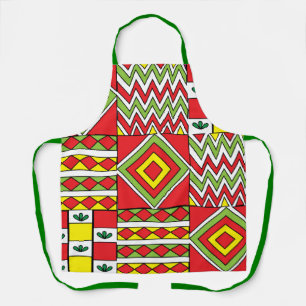 Moroccan Geometric Mosaic  Apron