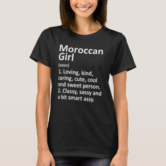 Moroccan Girl Morocco Country Home Roots Descent T-Shirt