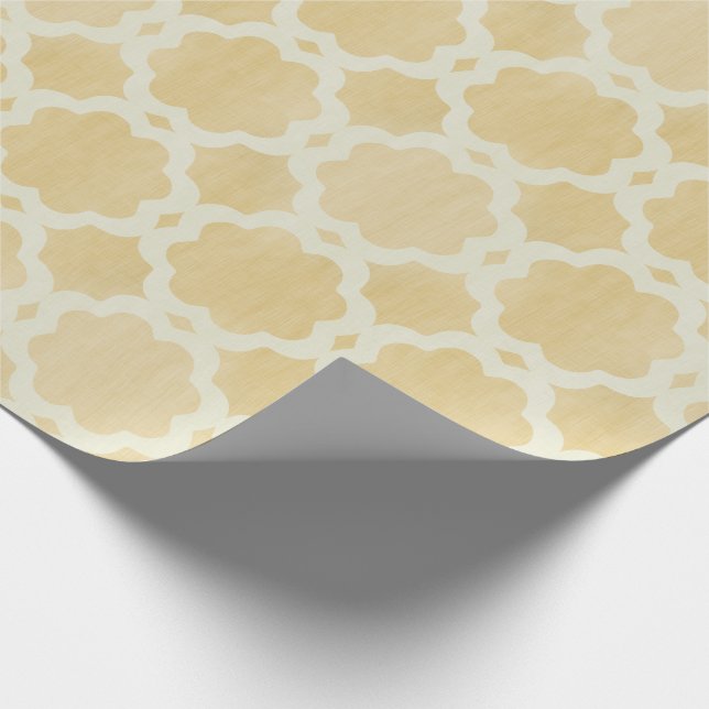 Moroccan Gold Wrapping Paper (Corner)