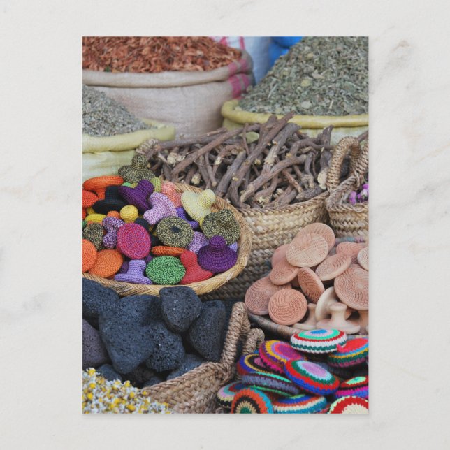Moroccan Herbs and Spices Postcard (Front)