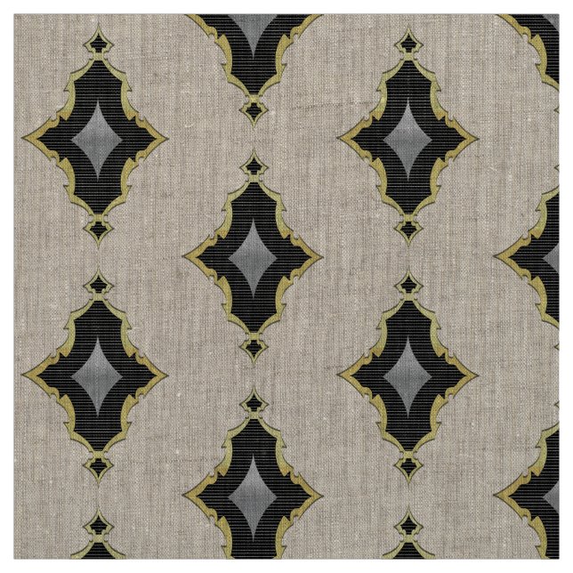 Moroccan Illustration Fabric (Swatch)