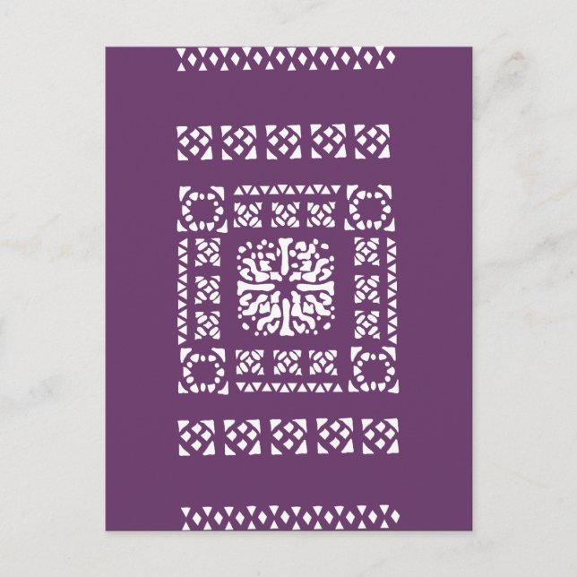 Moroccan Lantern Pattern Postcard (Front)