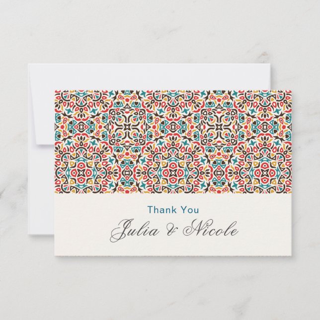  Moroccan Lattice Geometric Mandala Wedding (Front)