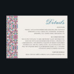 Moroccan Lattice Geometric Mandala Wedding Enclosure Card<br><div class="desc">Beautiful Invitation to celebrate Special occasions and festivals comes with digital and E-invitation as per your request. We would love to replicate our designs to make multiple products like rsvp cards, labels envelopes, and more. Customization is available for ready to print on request at info@shamaurcreatif@gmail.com. Look Forward to hearing from...</div>