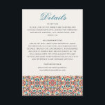 Moroccan Lattice Geometric Mandala Wedding Enclosure Card<br><div class="desc">Beautiful Invitation to celebrate Special occasions and festivals comes with digital and E-invitation as per your request. We would love to replicate our designs to make multiple products like rsvp cards, labels envelopes, and more. Customization is available for ready to print on request at info@shamaurcreatif@gmail.com. Look Forward to hearing from...</div>