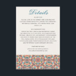 Moroccan Lattice Geometric Mandala Wedding Enclosure Card<br><div class="desc">Beautiful Invitation to celebrate Special occasions and festivals comes with digital and E-invitation as per your request. We would love to replicate our designs to make multiple products like rsvp cards, labels envelopes, and more. Customization is available for ready to print on request at info@shamaurcreatif@gmail.com. Look Forward to hearing from...</div>
