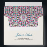 Moroccan Lattice Geometric Mandala Wedding Envelope<br><div class="desc">Beautiful Invitation to celebrate Special occasions and festivals comes with digital and E-invitation as per your request. We would love to replicate our designs to make multiple products like rsvp cards, labels envelopes, and more. Customization is available for ready to print on request at info@shamaurcreatif@gmail.com. Look Forward to hearing from...</div>