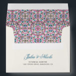 Moroccan Lattice Geometric Mandala Wedding Envelope<br><div class="desc">Beautiful Invitation to celebrate Special occasions and festivals comes with digital and E-invitation as per your request. We would love to replicate our designs to make multiple products like rsvp cards, labels envelopes, and more. Customization is available for ready to print on request at info@shamaurcreatif@gmail.com. Look Forward to hearing from...</div>